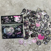 日单卡通小恶魔库洛米手账素材贴纸少女心学生贴可爱手机装 饰贴纸