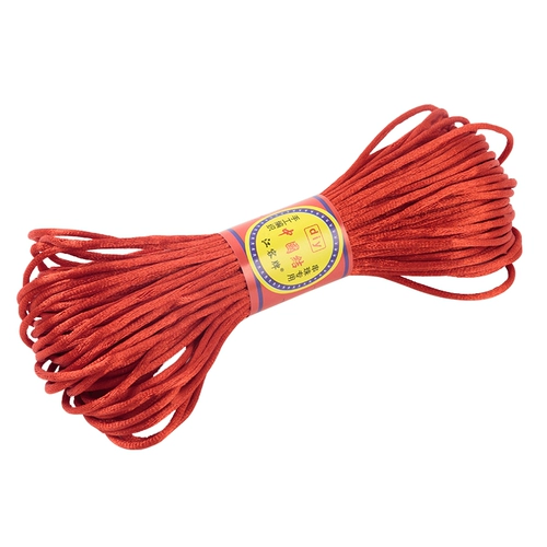 Плетеный браслет из красной нити ручной работы, ремешок, подвеска, тапочки, 5 размер, DIY