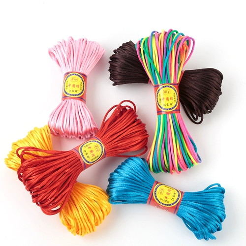 Плетеный браслет из красной нити ручной работы, ремешок, подвеска, тапочки, 5 размер, DIY