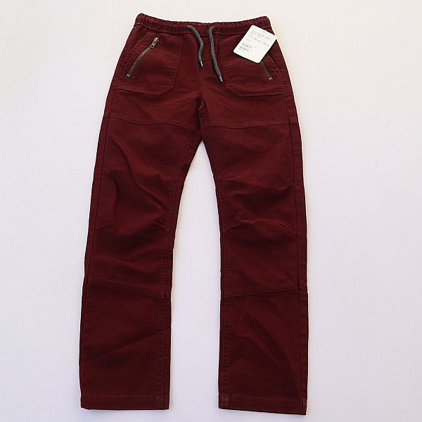 8/10岁女童松紧腰纯棉直筒裤长裤