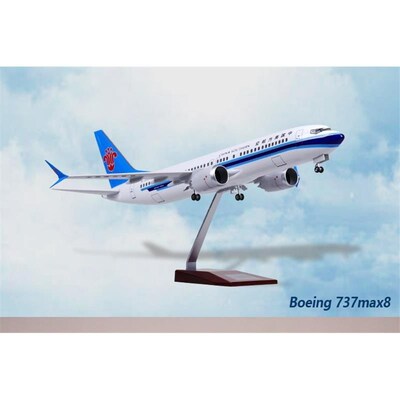 南航波音737飞机模型带轮