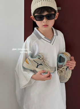 2026夏新款韩版童鞋潮牌JBM中大男女童镂空网透气轻便跑步运动鞋