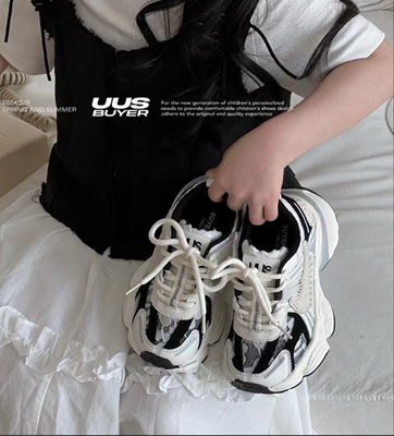 魔术贴女童运动凉鞋UUS透气韩版