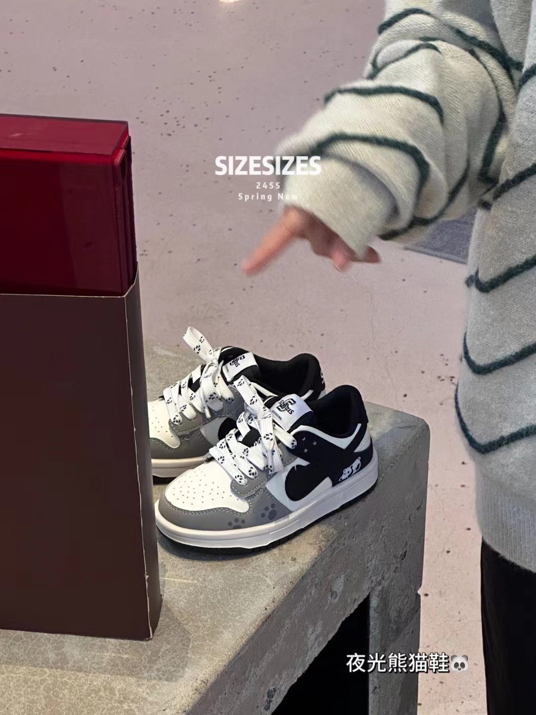 牛皮儿童运动鞋SIZE透气防滑韩版