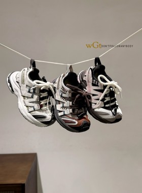 2026夏款韩版童鞋潮牌WGT中大男女童镂空网透气百搭休闲运动凉鞋