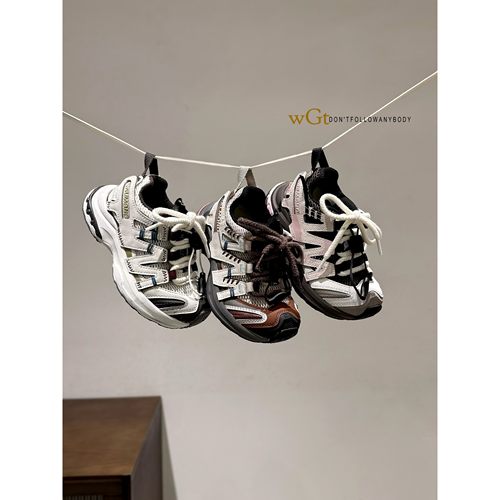 2026夏款韩版童鞋潮牌WGT中大男女童镂空网透气百搭休闲运动凉鞋