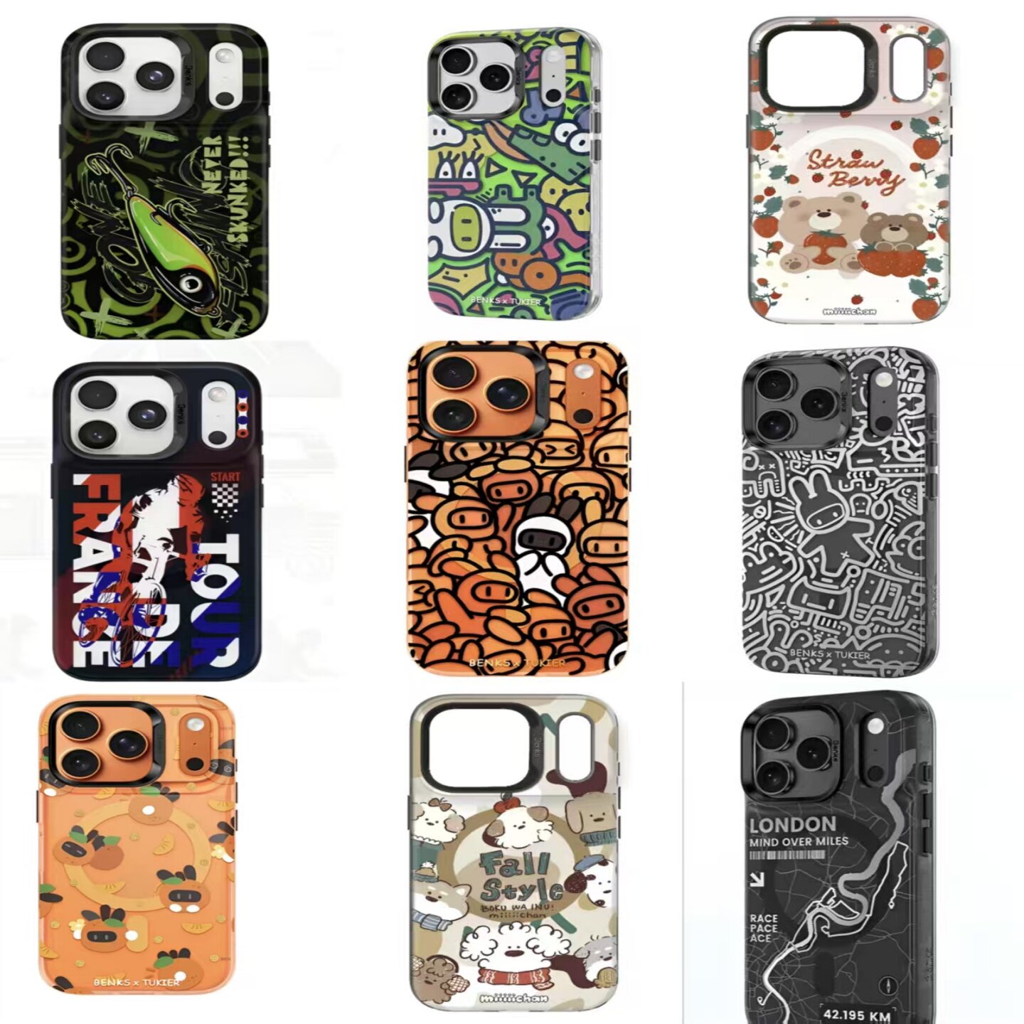 benks邦克仕新款山野城市防摔磁吸壳苹果17promax手机壳原创兔克联名i17pro防摔套全包iPhone16Pro max个性潮