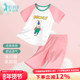 上衣裤 衣拉拉夏款 子女孩纯棉家居服 睡衣套装 女童短袖 儿童短袖 薄款