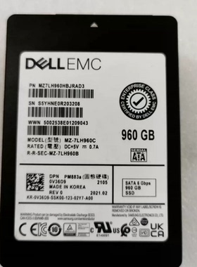 DELL/戴尔 0V36D9 960G SATA 6Gb SSD MZ-7LH960C 固态硬盘PM883a