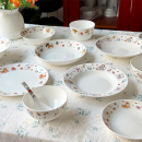 北府 动物食光骨瓷盘碗米饭碗菜盘汤盘面碗汤碗甜品盘勺可微波