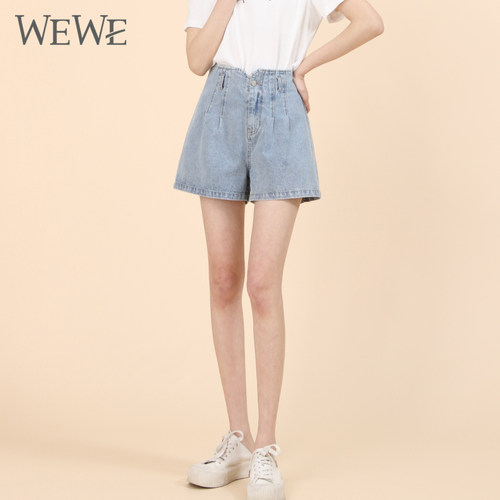 WEWE唯唯短裤A字高腰新品