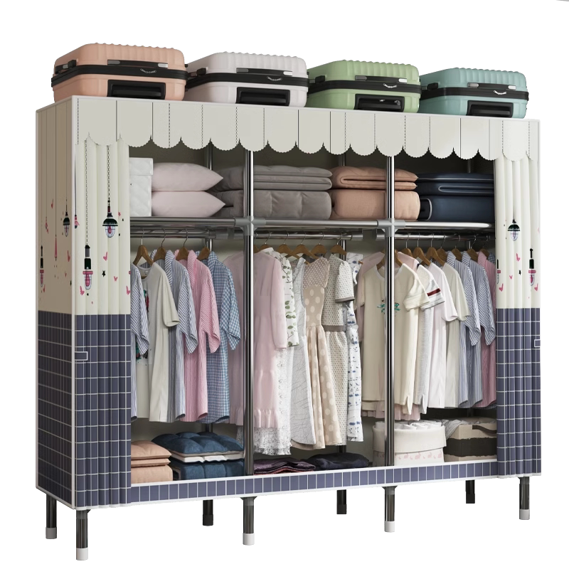 现代简约简易衣柜卧室家独立衣柜