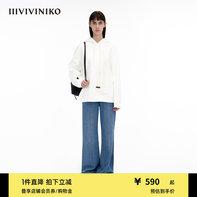 IIIVIVINIKO艺术家连帽卫衣