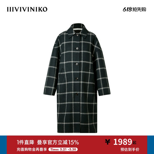 翻领大衣外套IIIVIVINIKO