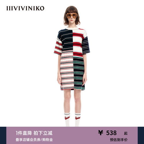 IIIVIVINIKO慵懒休闲针织连衣裙