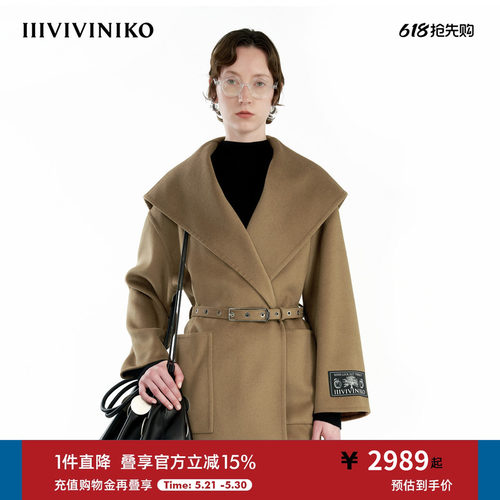 落肩大衣外套IIIVIVINIKO