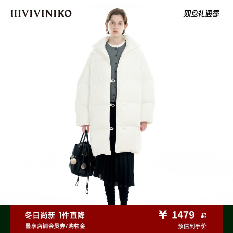长款高领羽绒服IIIVIVINIKO