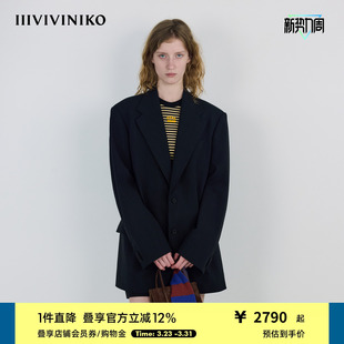 IIIVIVINIKO2025秋新款 外套女M532304125B 摩登时髦休闲廓形西装