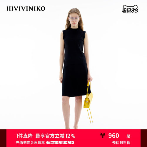 百搭无袖连衣裙IIIVIVINIKO