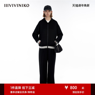 IIIVIVINIKO 宽松休闲运动外套女M334719327B 高级空气层面料