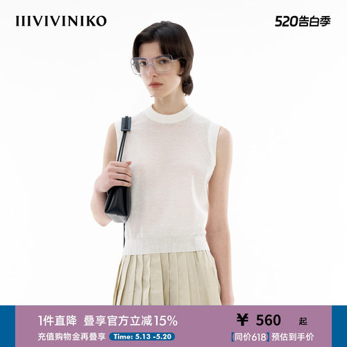无袖针织背心IIIVIVINIKO