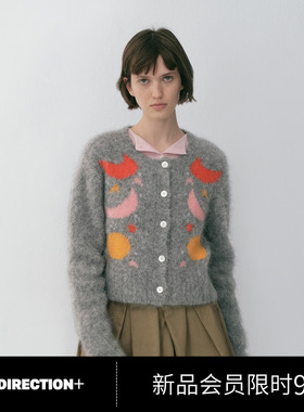 NO DIRECTION+星月系列拉毛针织开衫N610210659A21
