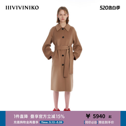 IIIVIVINIKO双面羊绒大衣