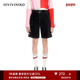 IIIVIVINIKO春夏新品 复古百慕大五分斜纹牛仔短裤 子女M311806202A