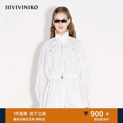 【设计师款 SOLOTEX塔夫绸】春季新款简约机能风夹克外套女