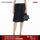 IIIVIVINIKO2025春新款 灵动微A伞状百褶半身裙女B510718153B