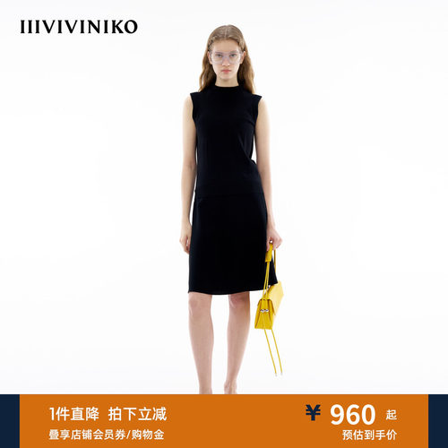 百搭无袖连衣裙IIIVIVINIKO