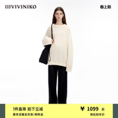 女M340134658E 绵羊毛混纺针织衫 IIIVIVINIKO 意大利进口纱线