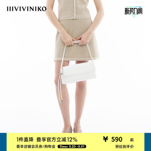 通勤卷边A字短半身裙女M413809619C 气质时尚 IIIVIVINIKO春季 新款