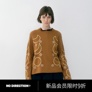 N610125608A71 星月系列刺绣针织衫 DIRECTION