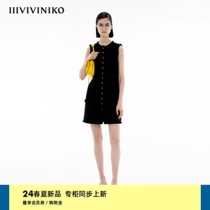 IIIVIVINIKO粗花呢连衣裙