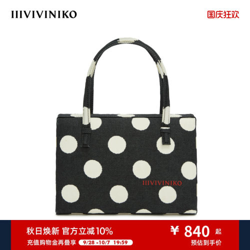 IIIVIVINIKO春季新款Polka Dot波点手提包2515502192A