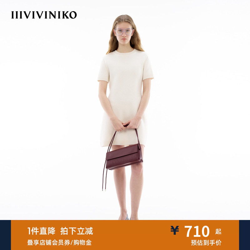 羊毛针织连衣裙IIIVIVINIKO图片