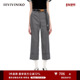 裤 IIIVIVINIKO春夏新品 绵羊毛连腰九分直筒西装 子女M312803113A