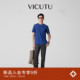 短袖 T恤时尚 潮流半袖 VICUTU威可多男士 日常商务通勤百搭新款 上衣