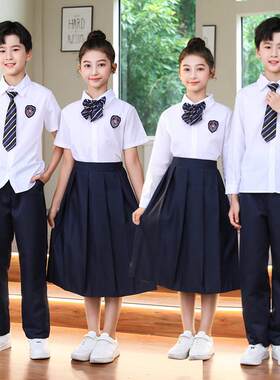 儿童大合唱演出服装男女生诗歌朗诵表演服中小学生毕业季班服套装
