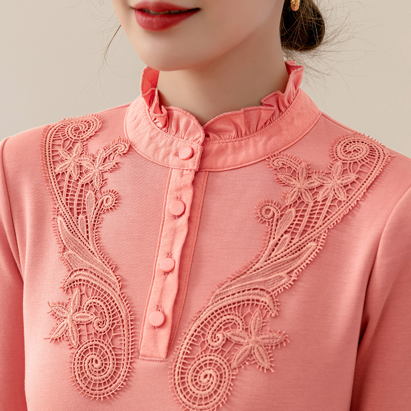 加绒打底衫保暖上衣加厚内搭衬衫