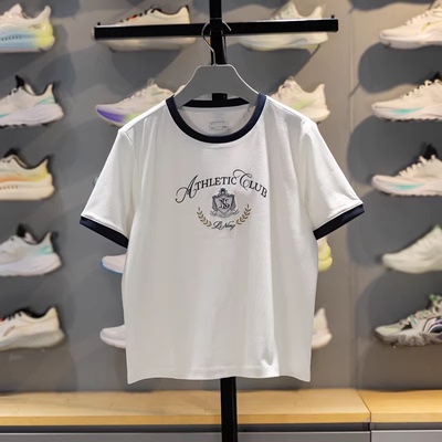 李宁T恤2026夏季新款女子舒适柔软耐洗休闲宽松短袖文化衫AHSW316