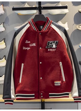 李宁棉夹克男子2026春季新款反伍BADFIVE宽松休闲棉服外套AJMW009