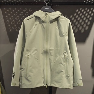 李宁冲锋衣男款2025春季新款防风防泼水休闲运动外套夹克AEMV005