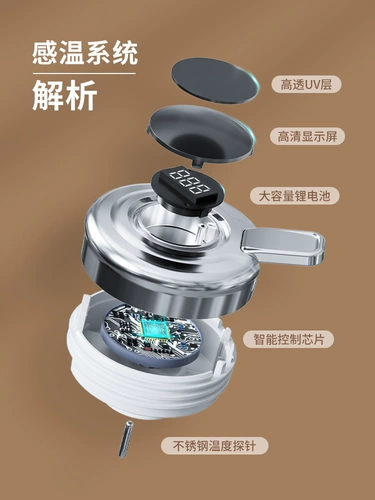 Умный удерживающий тепло термос для домашнего использования, вместительный и большой портативный заварочный чайник