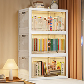 飘窗收纳柜免安装 空间利用可折叠置物柜子窗台落地书柜阳台小书架