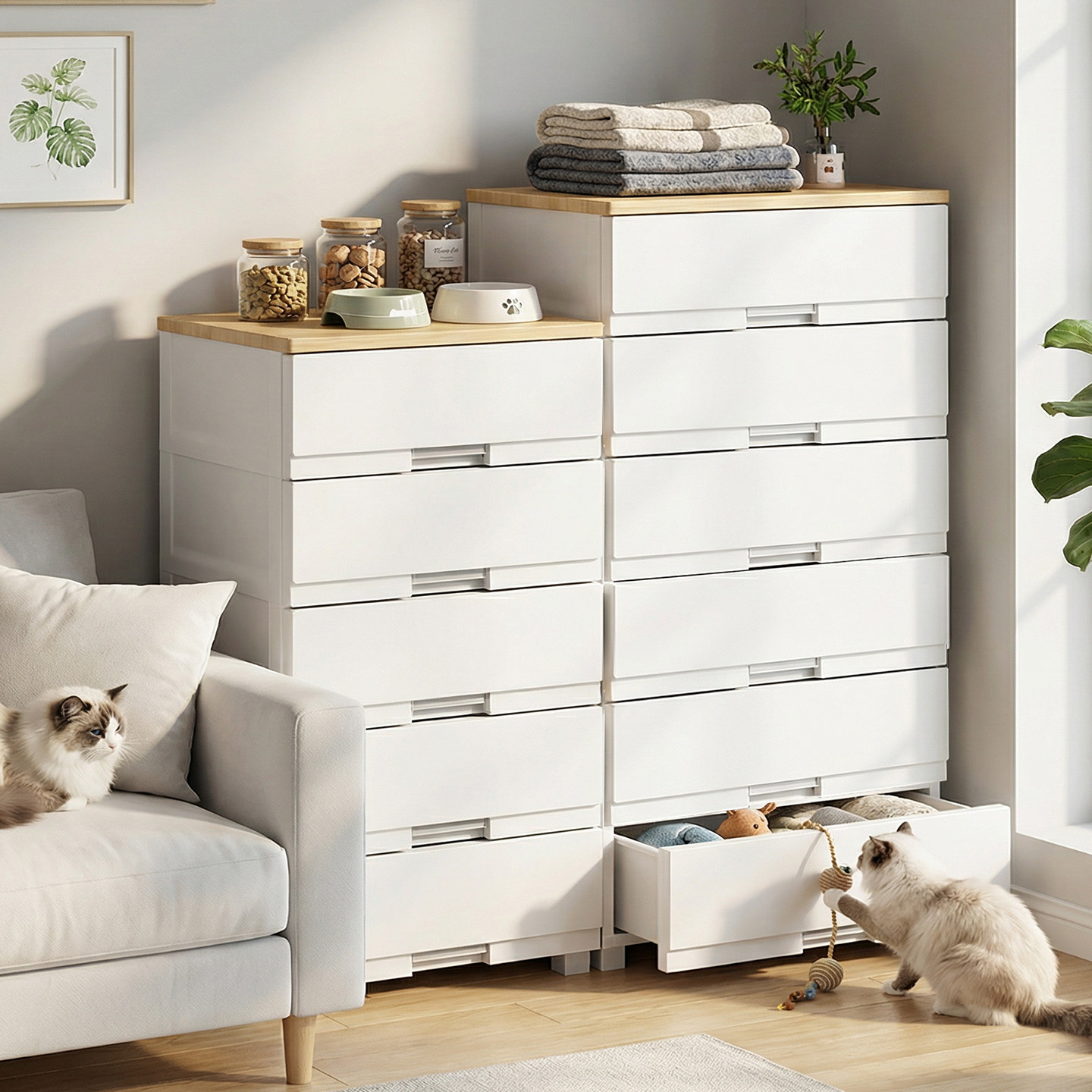 jeko柜子收纳柜抽屉式家用整理柜置物架多层塑料五斗柜靠墙储物柜,收纳整理,收纳柜,淘宝优惠券,粉丝福利购,淘宝优惠卷