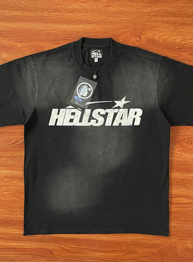 HELLSTAR STUDIOS 男女同款大logo 纯棉 短袖 T恤