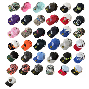 Hellstar Studios fitted hat 烫钻绣花logo男女休闲运动棒球帽子