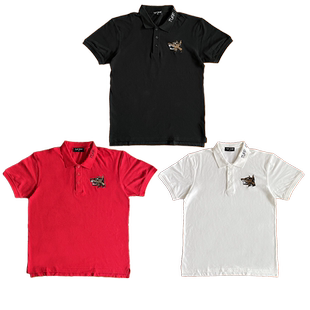 TUFF CROWD Dog Tee 狗头刺绣logo夏日清爽透气纯棉短袖poloT恤